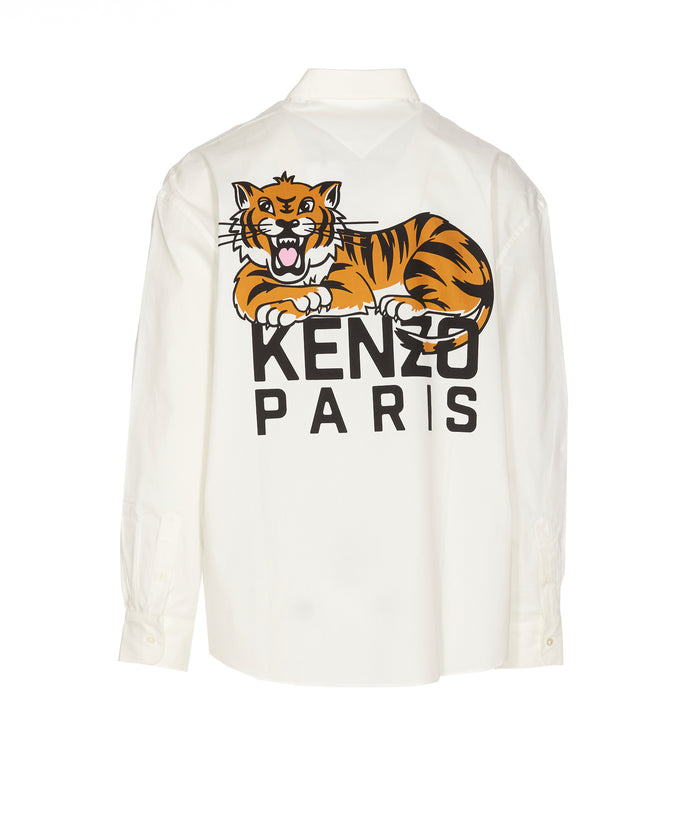 Kenzo Shirts White Cotton