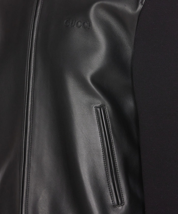Gucci Coats Black Lambskin