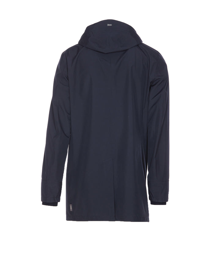 Herno Coats Blue Polyester