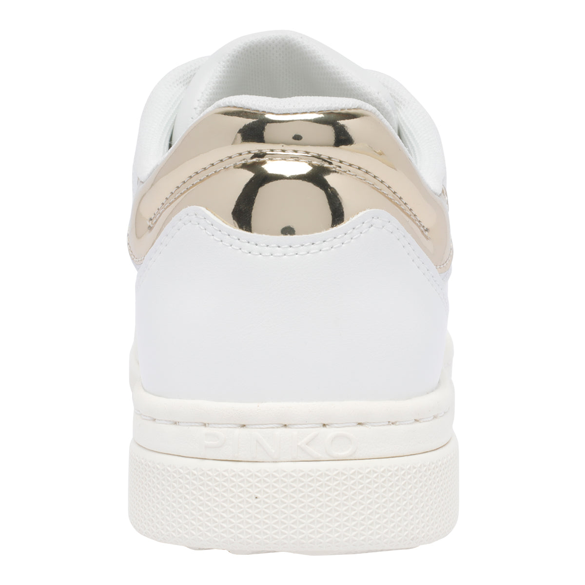 Pinko Sneakers White Calf Leather/rubber Sole