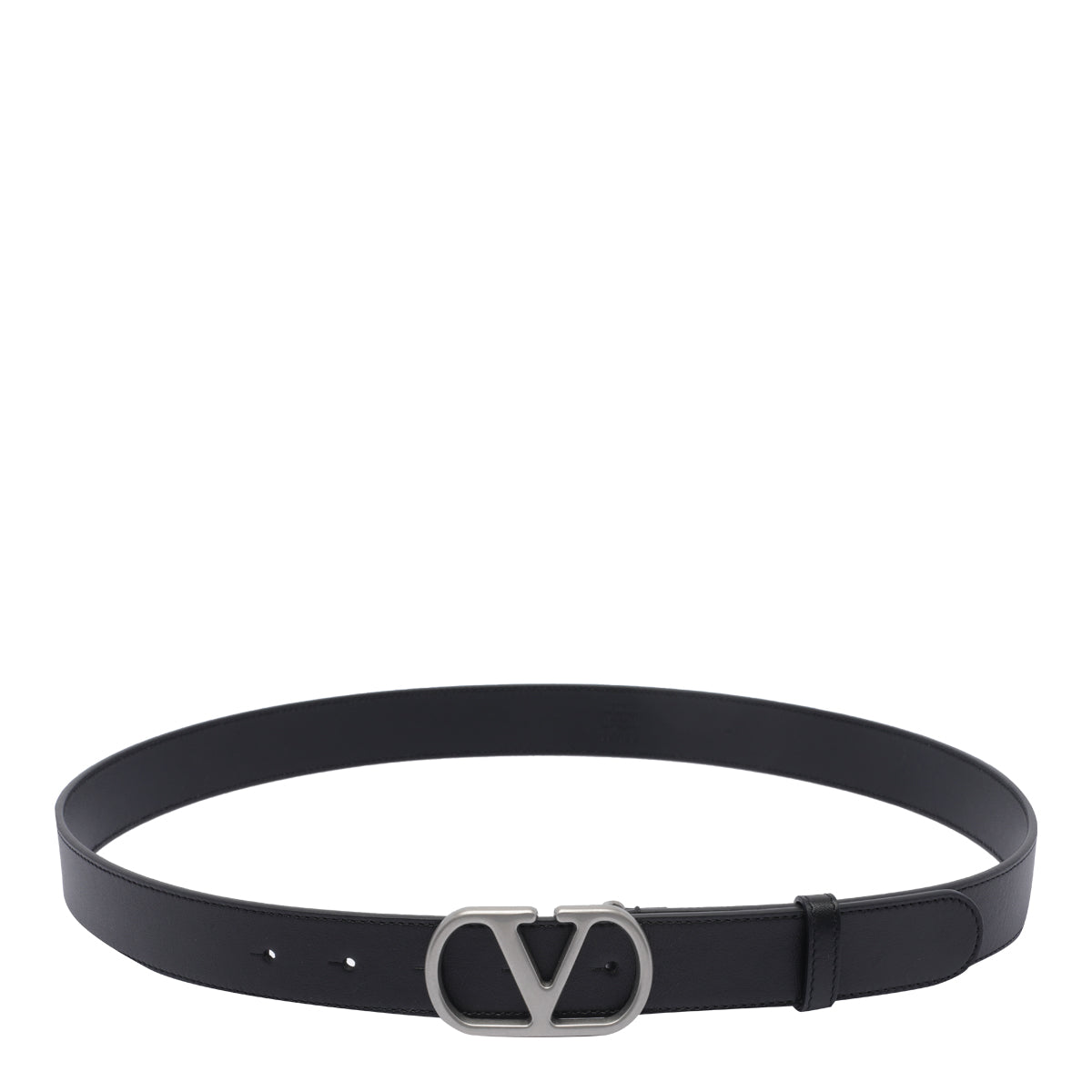 Valentino Garavani Belts Black Calf Leather