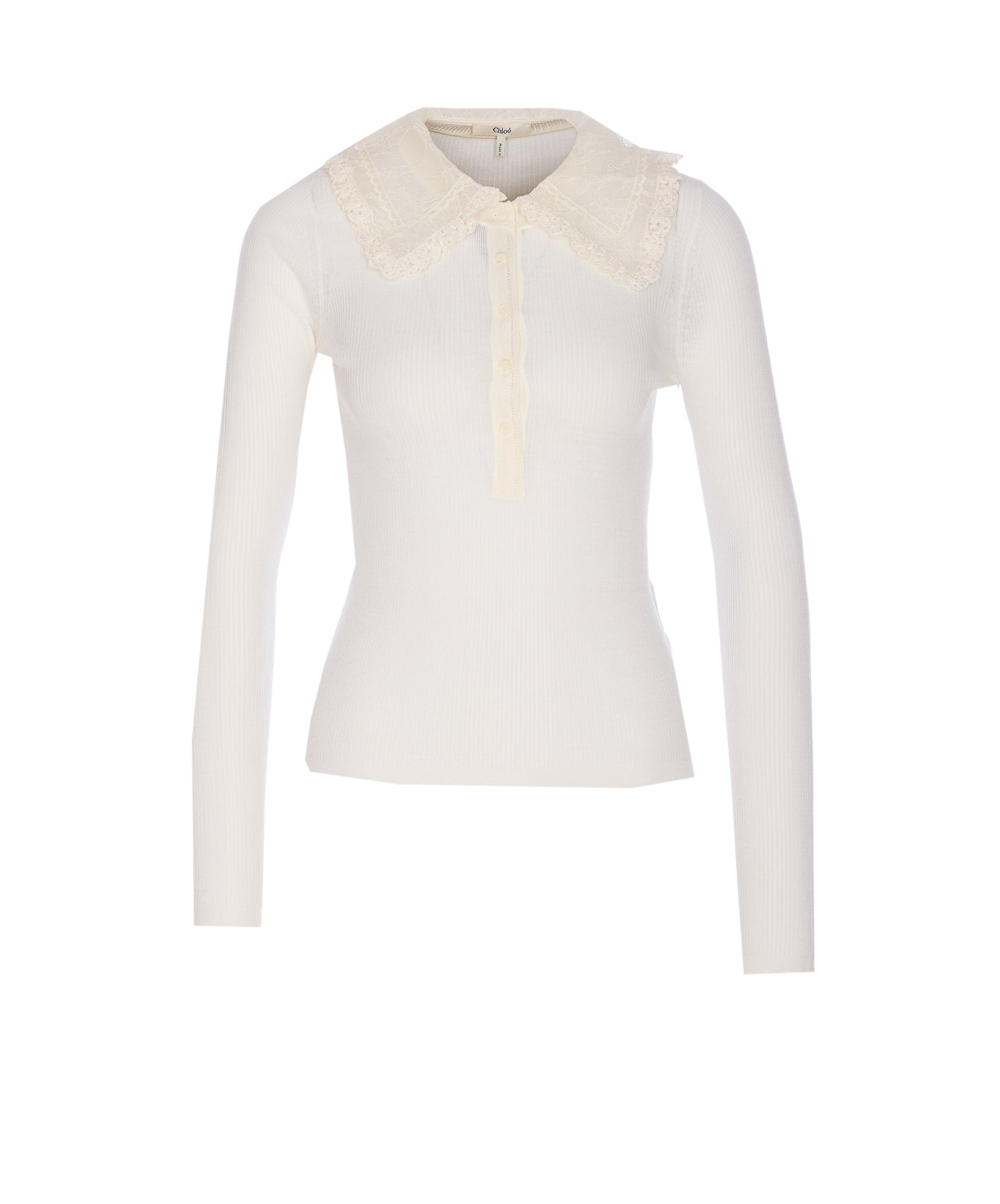 Chloè Sweaters White Wool