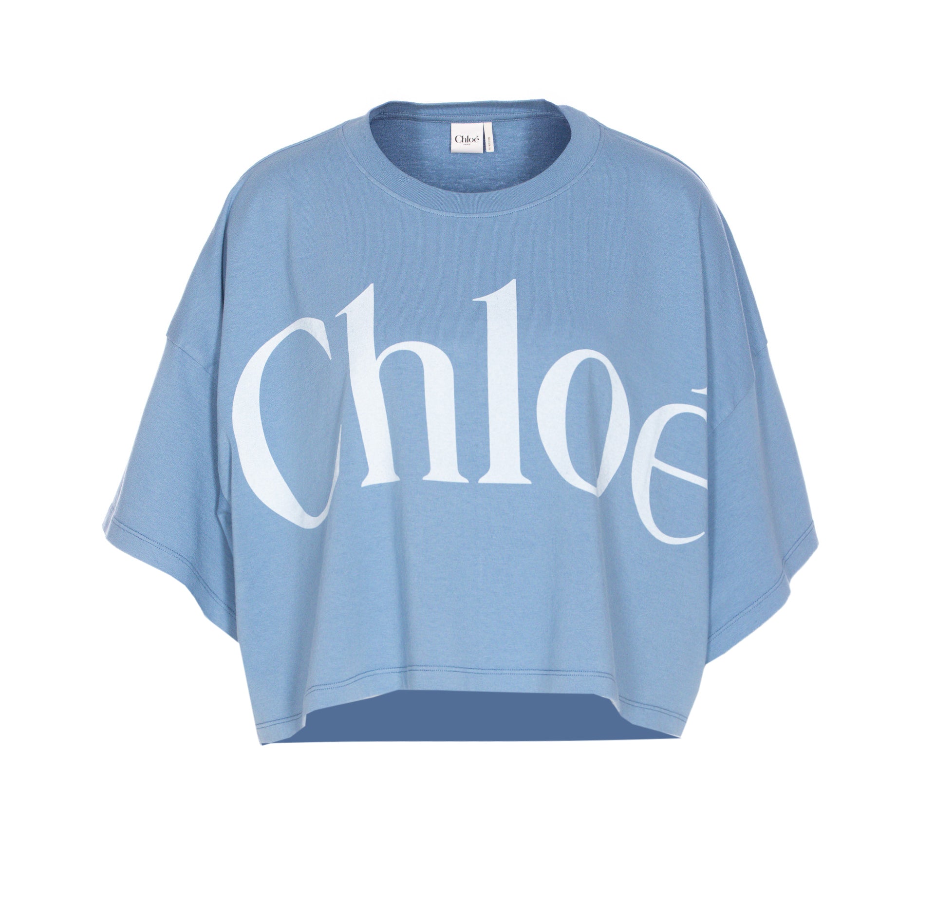 Chloè T-Shirts And Polos Blue Cotton