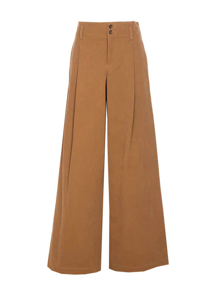 Chloè Trousers Brown Cotton