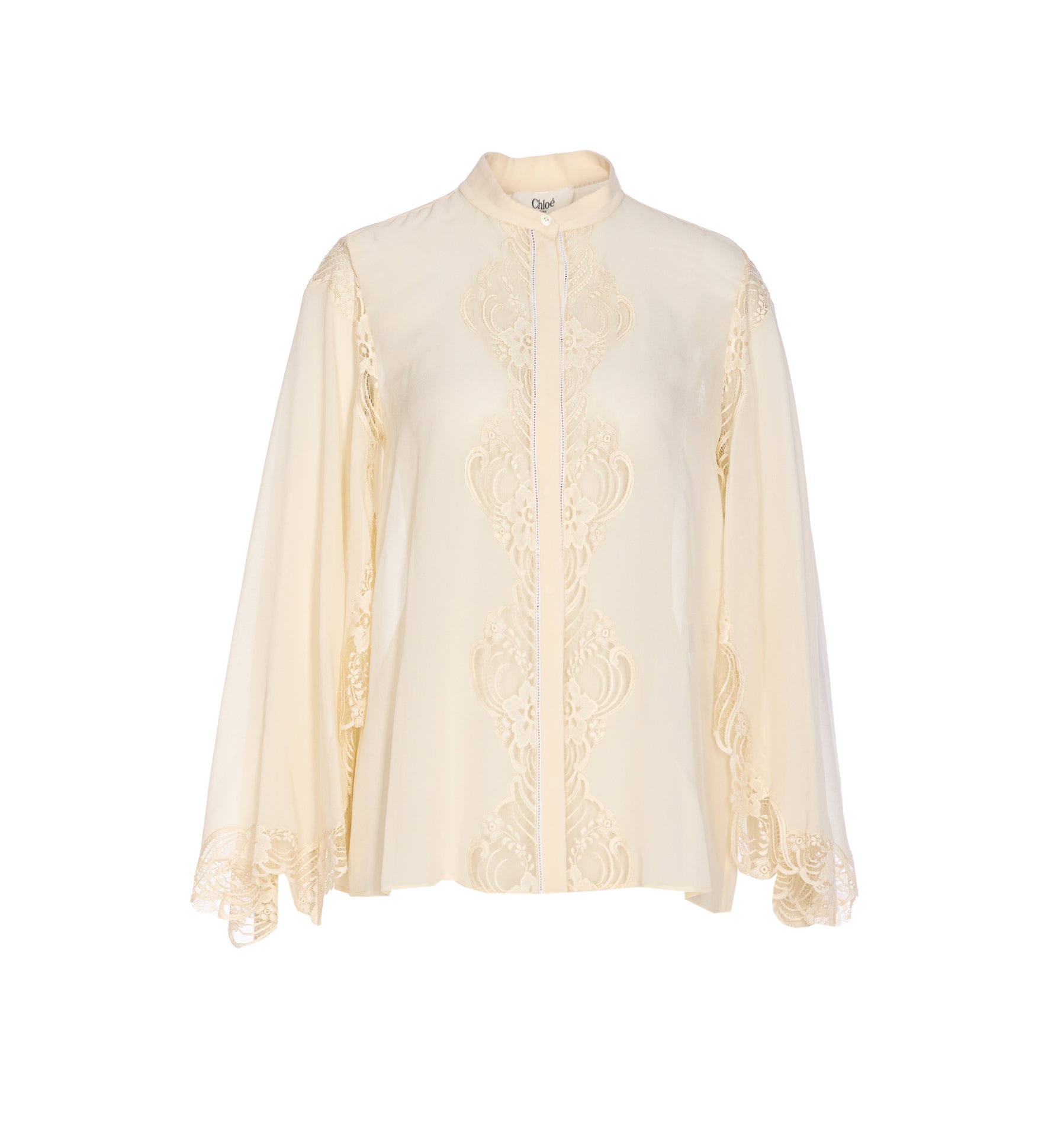 Chloè Sweaters White Silk