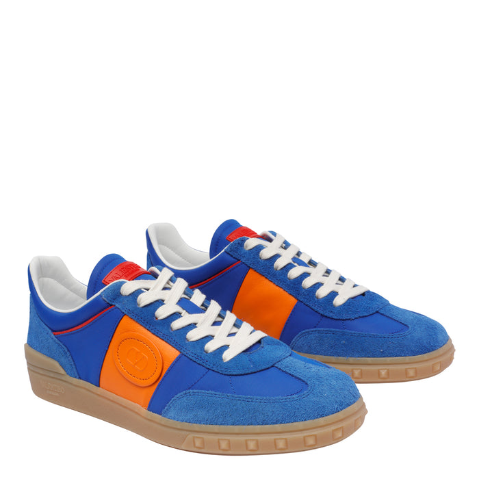 Valentino Garavani Sneakers Blue Suede Leather/rubber Sole