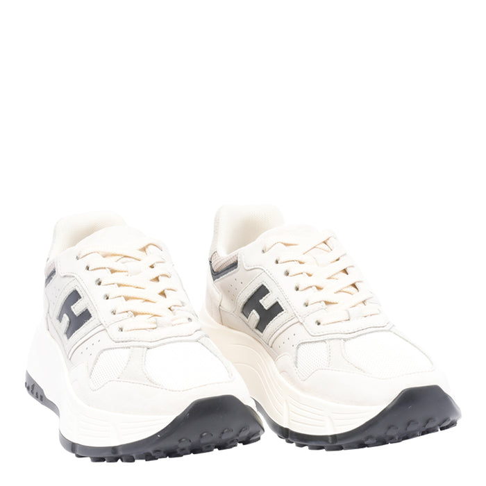 Hogan Sneakers White Calf Leather/rubber Sole