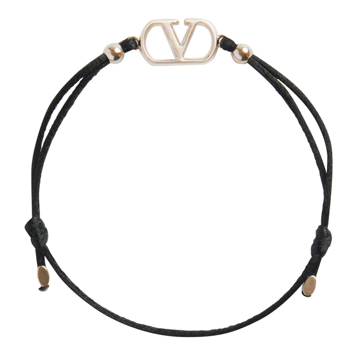 Valentino Garavani Bijoux Black Fabric Brass