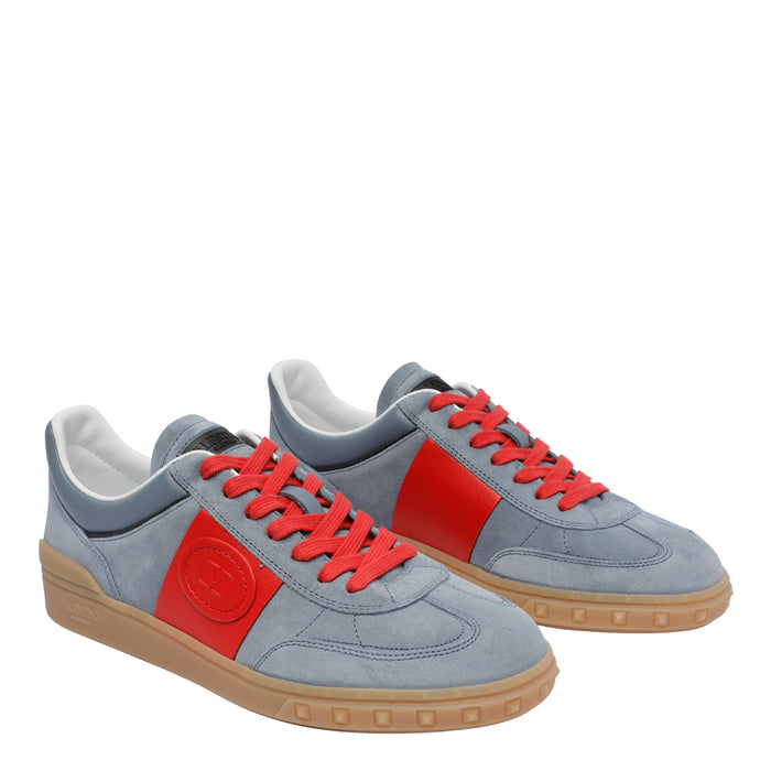 Valentino Garavani Sneakers Grey Suede Leather/rubber Sole