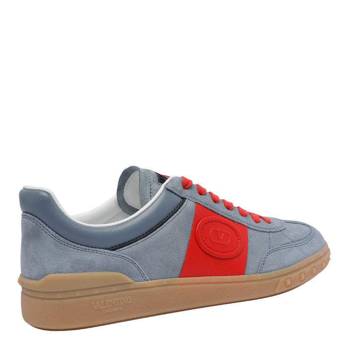 Valentino Garavani Sneakers Grey Suede Leather/rubber Sole