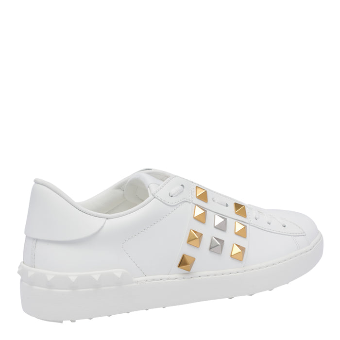 Valentino Garavani Sneakers White Calf Leather/rubber Sole