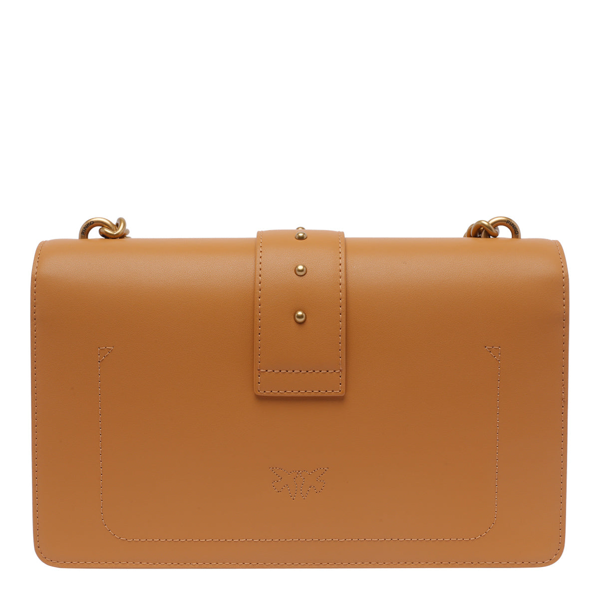 Pinko Bags Brown Calf Leather