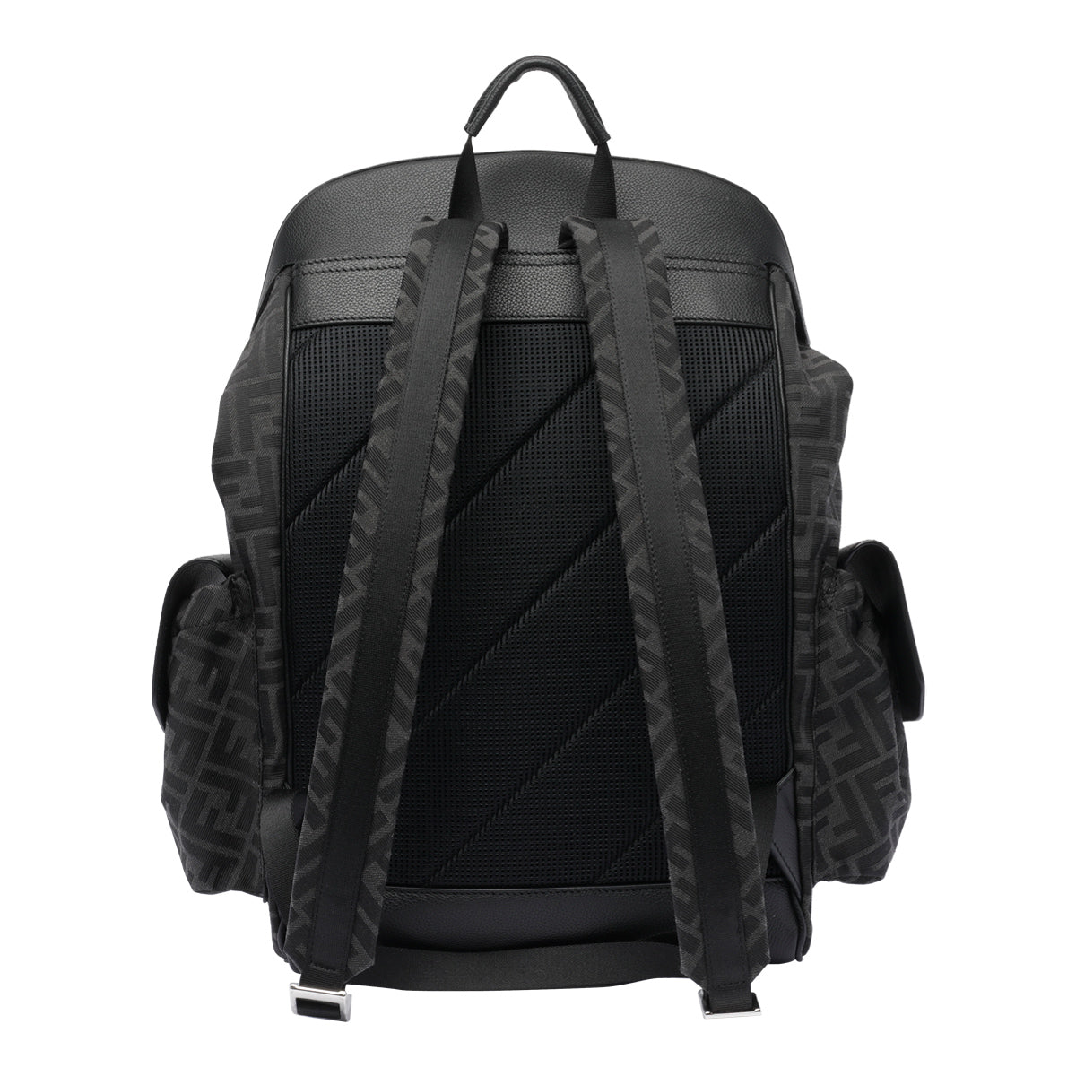 Fendi Bags Black Fabric Calf Leather