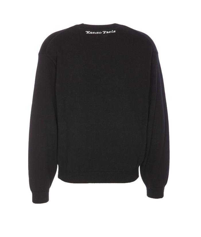 Kenzo Sweaters Black Wool