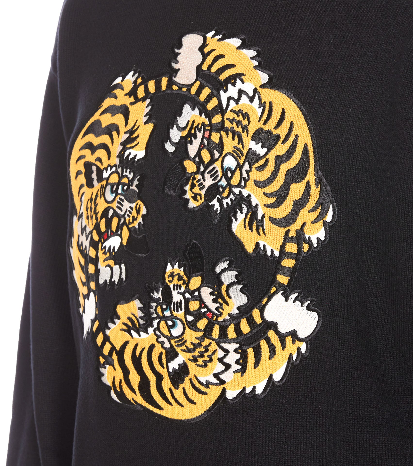 Kenzo Sweaters Black Wool