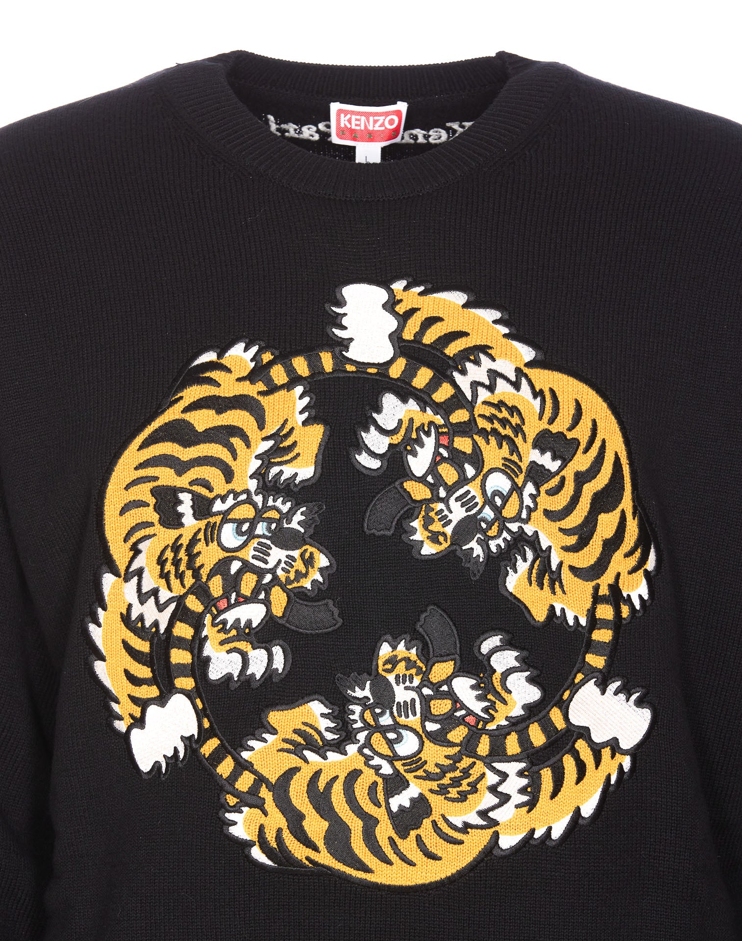 Kenzo Sweaters Black Wool