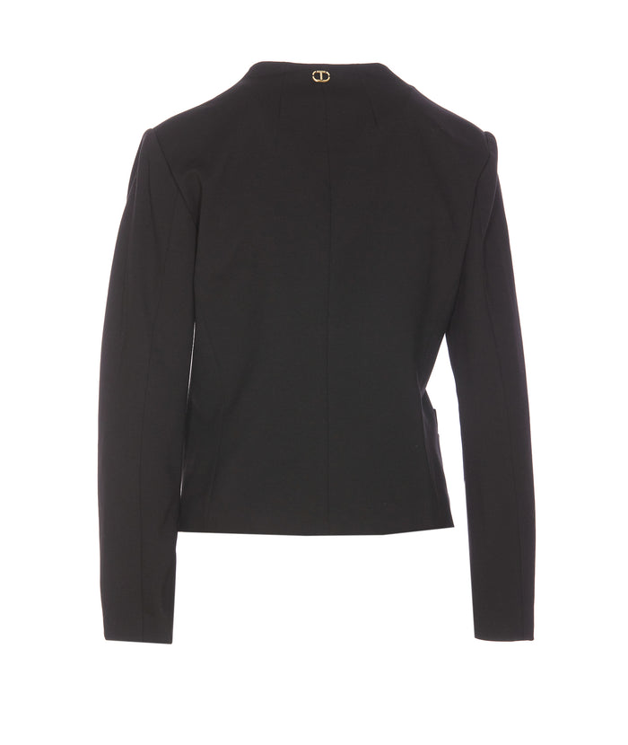 Twin-Set Jackets Black Viscose