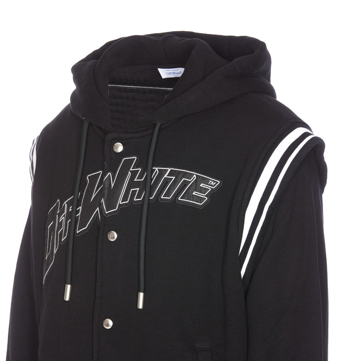 Off White Sweaters Black Cotton
