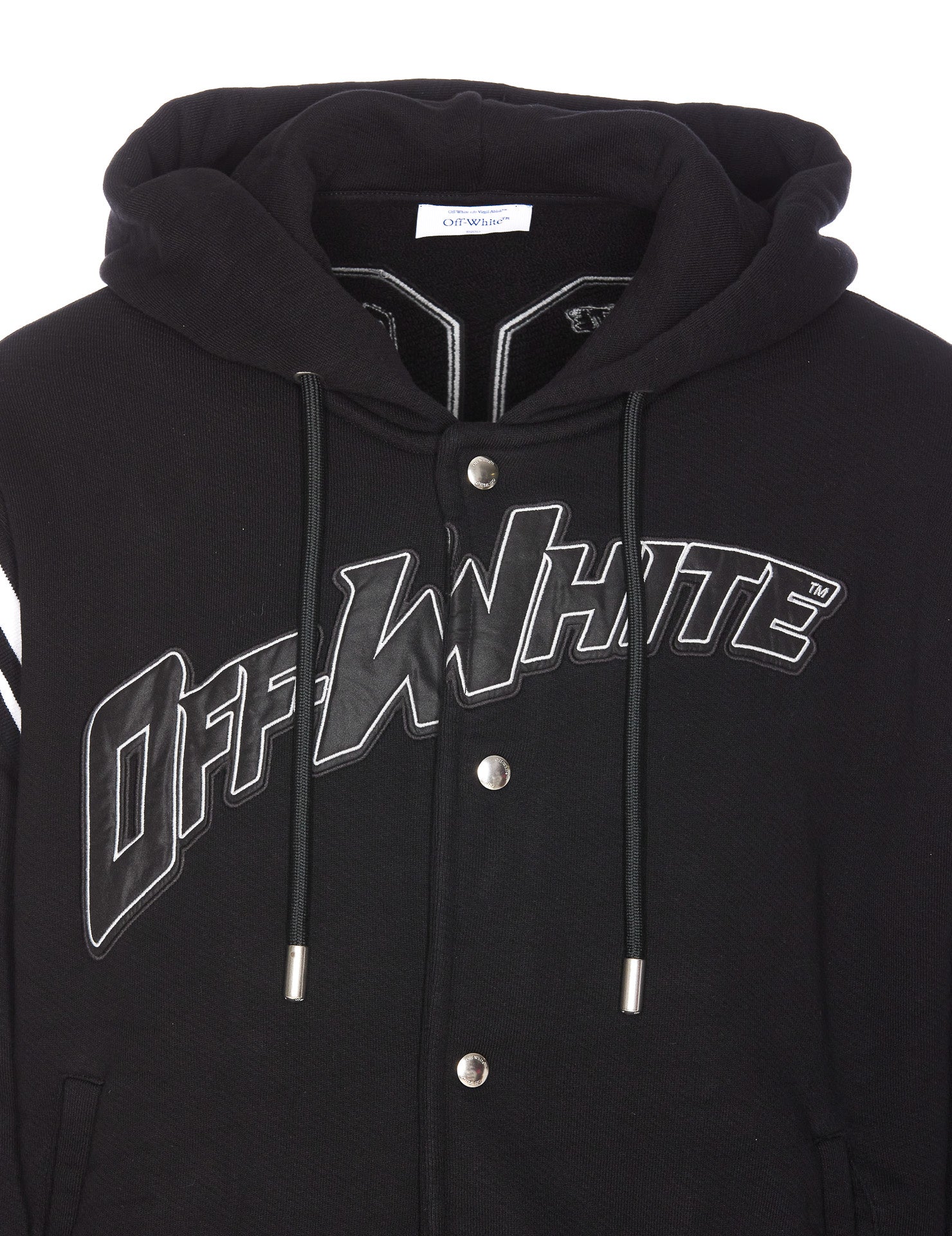Off White Sweaters Black Cotton