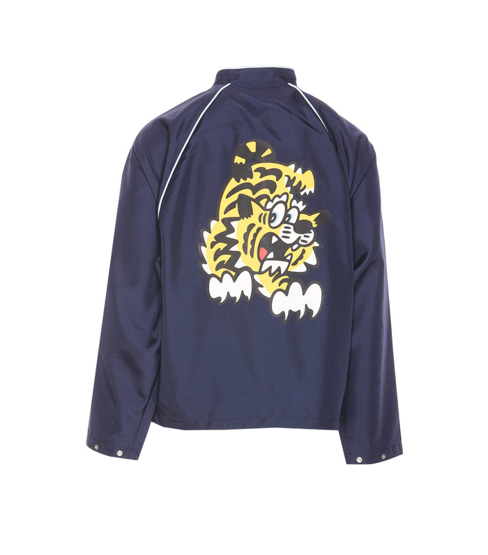 Kenzo Jackets Blue Polyamide