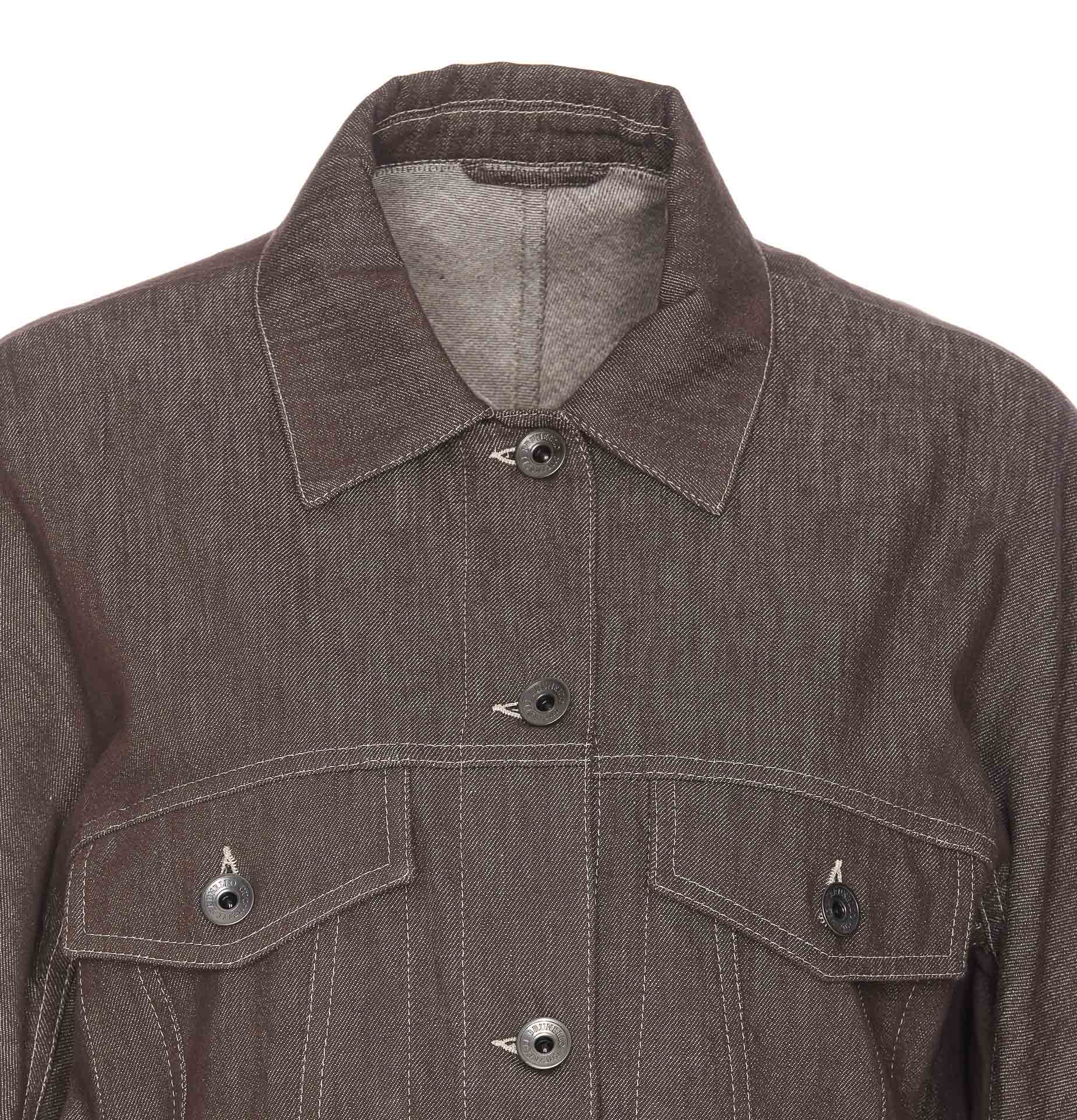 Brunello Cucinelli Jackets Brown Cotton