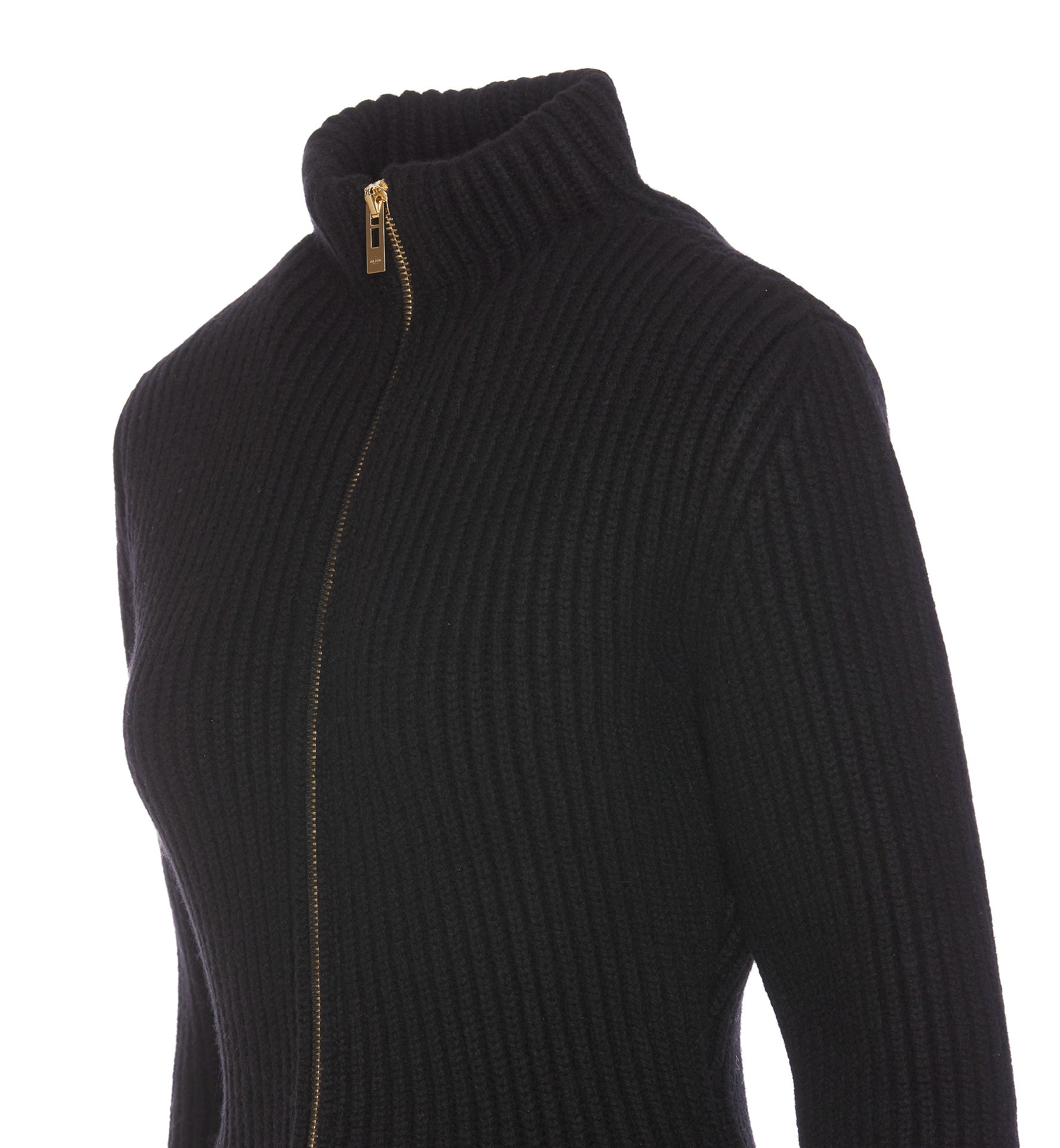 Alaia Sweaters Black Virgin Wool