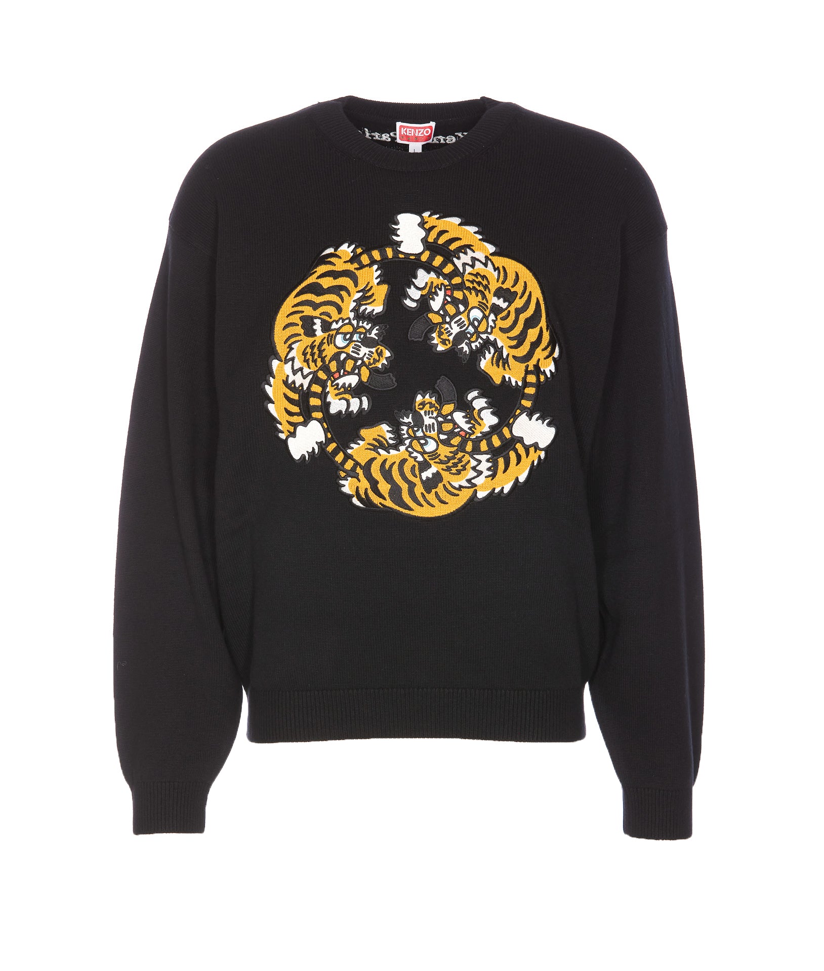 Kenzo Sweaters Black Wool