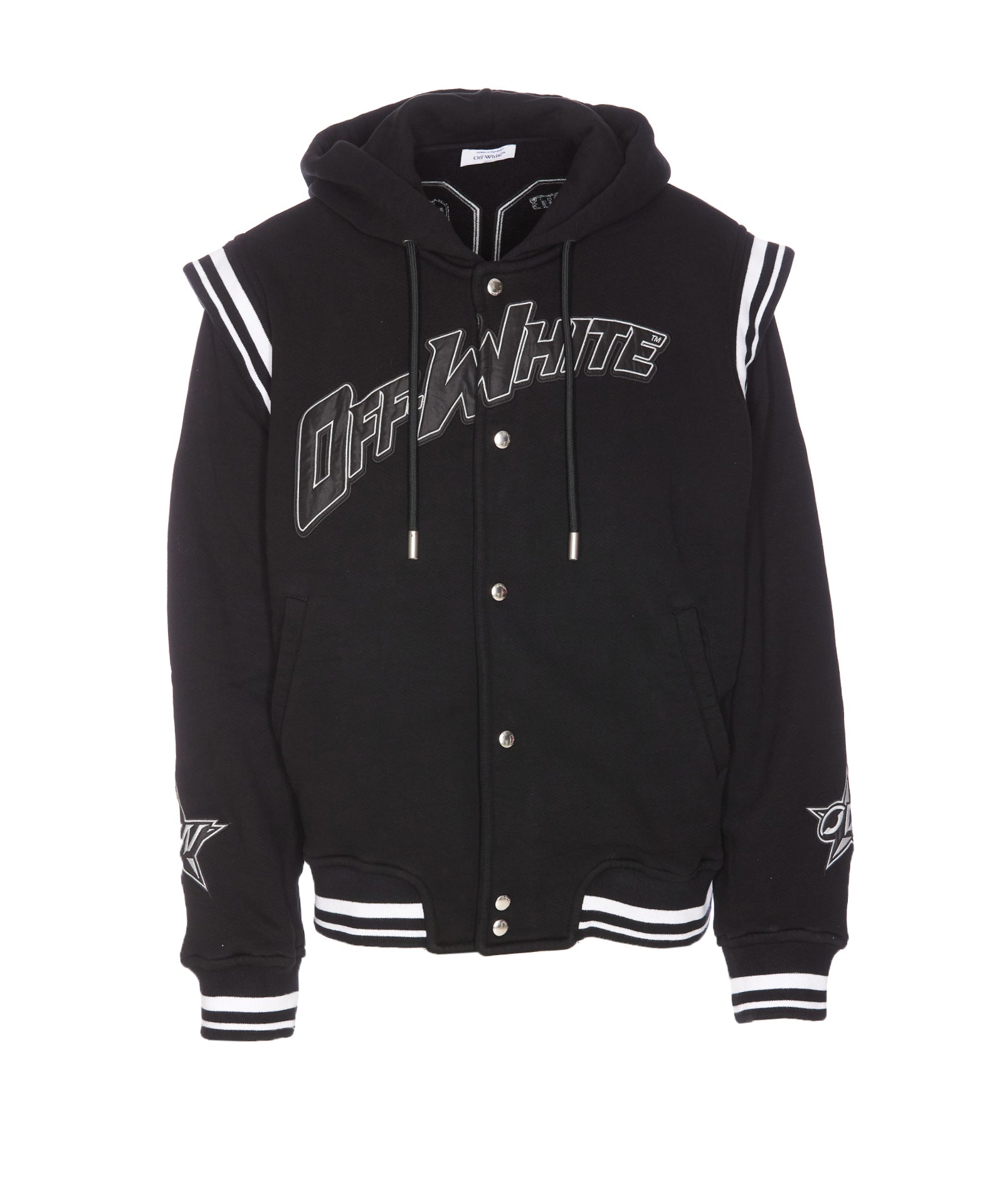 Off White Sweaters Black Cotton