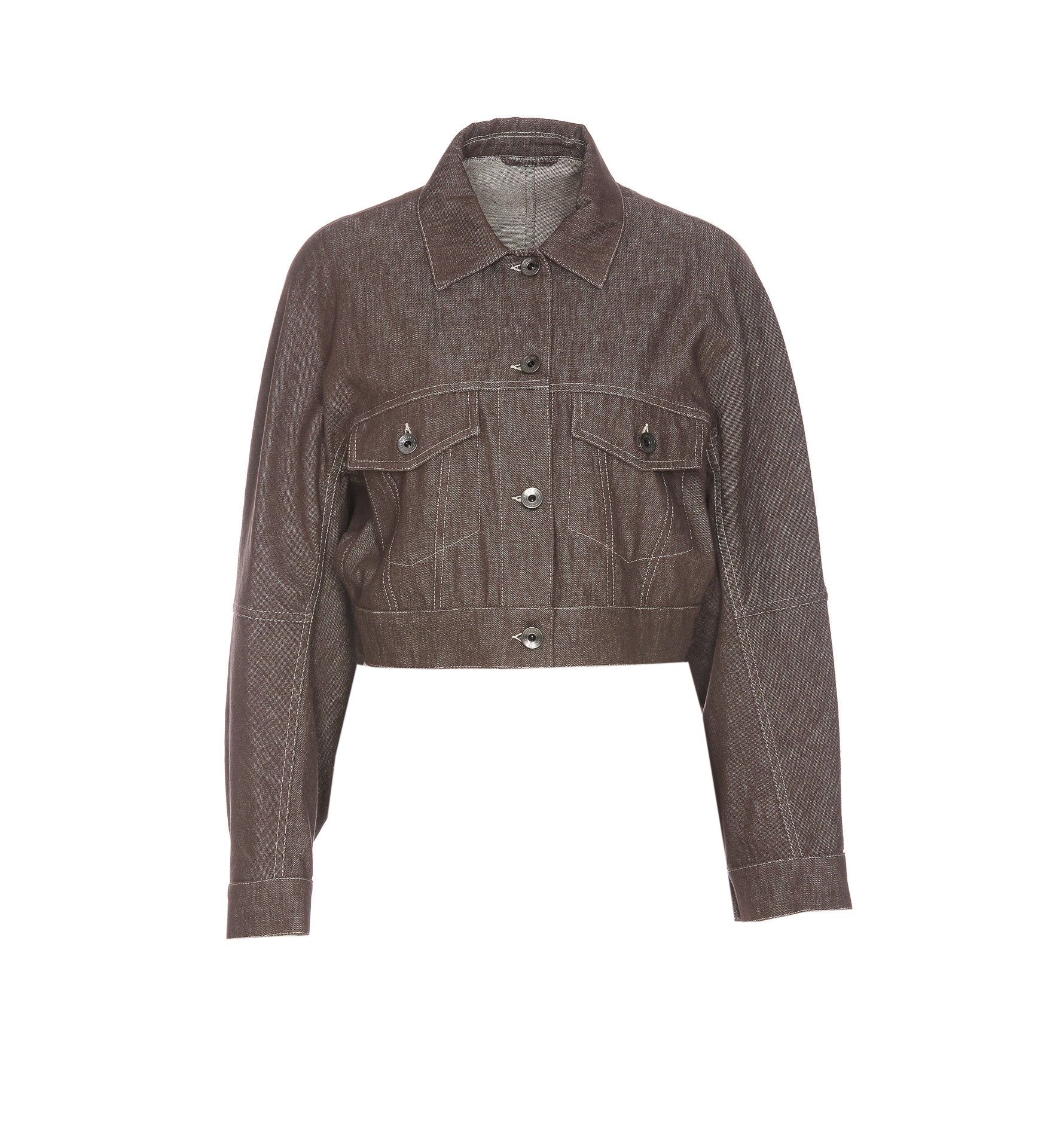 Brunello Cucinelli Jackets Brown Cotton