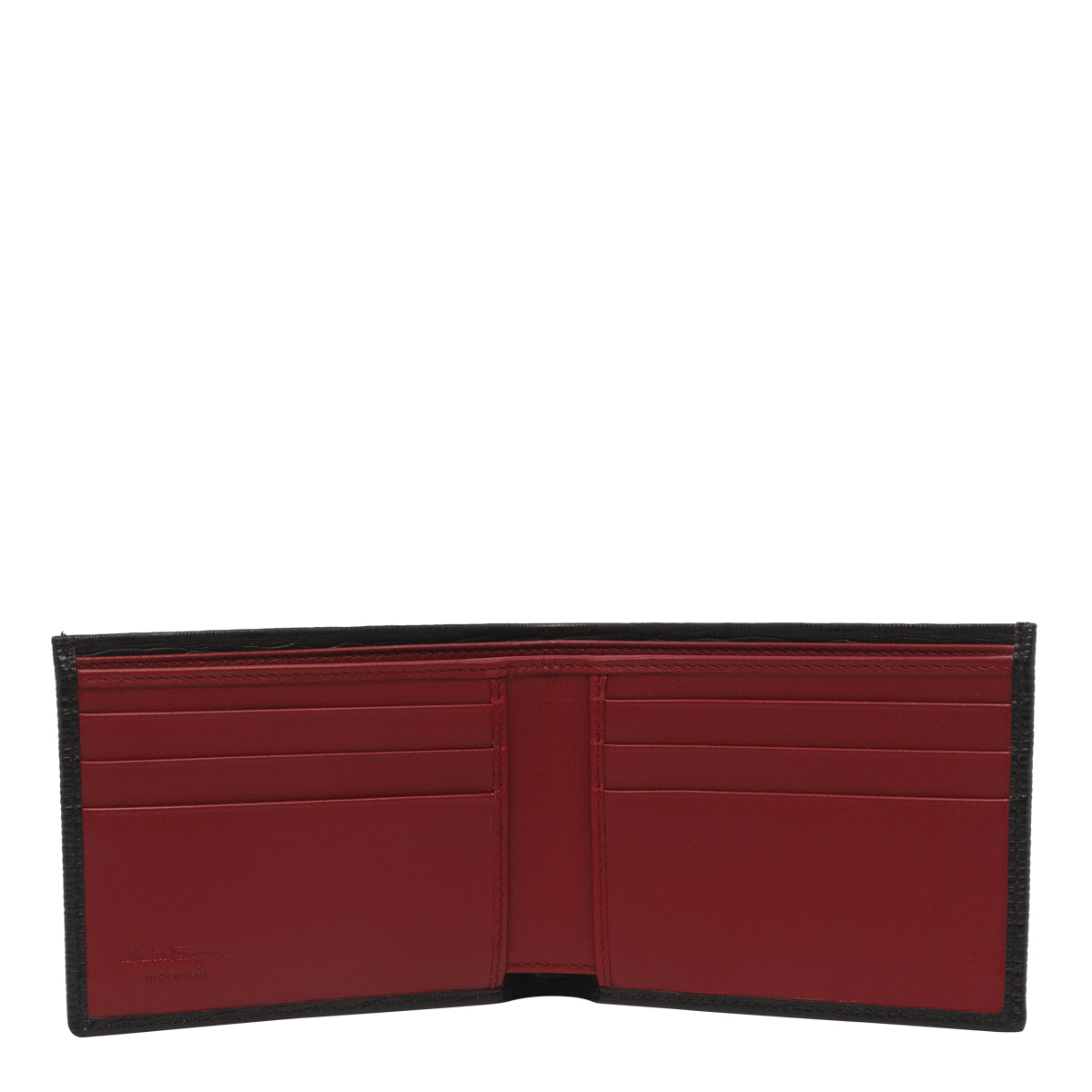 Ferragamo Wallets Black Calf Leather