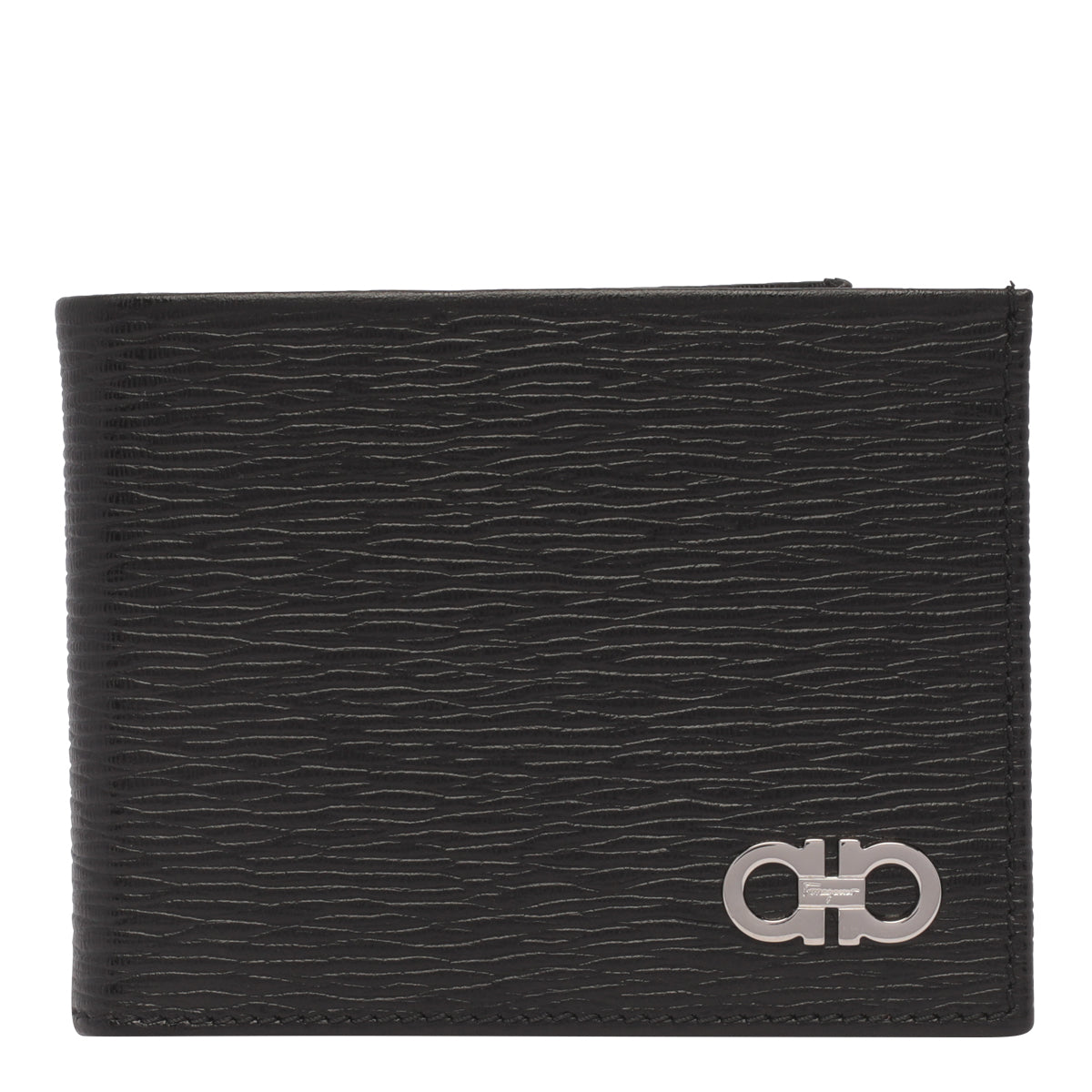 Ferragamo Wallets Black Calf Leather