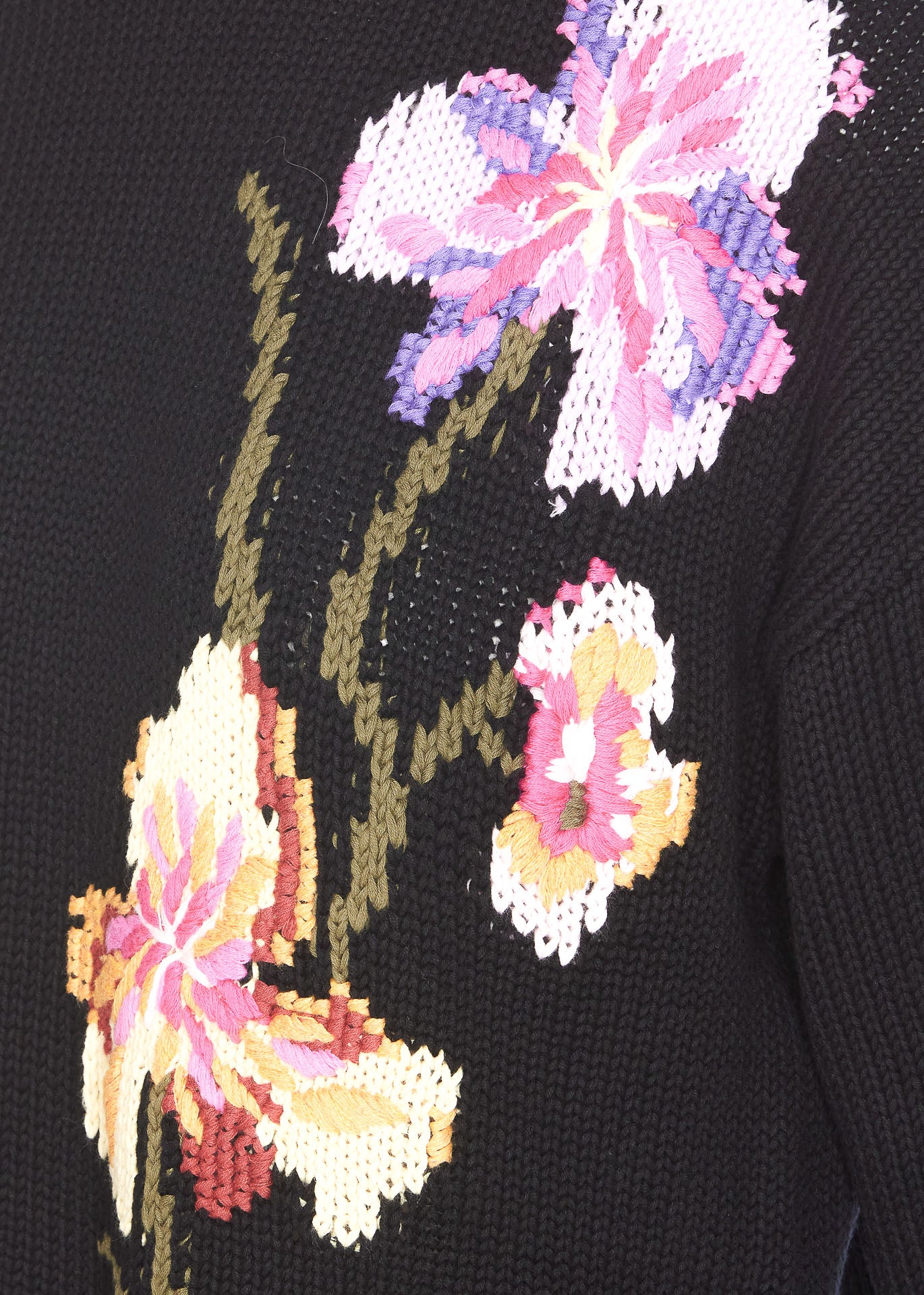 Twin-Set Sweaters Black Cotton
