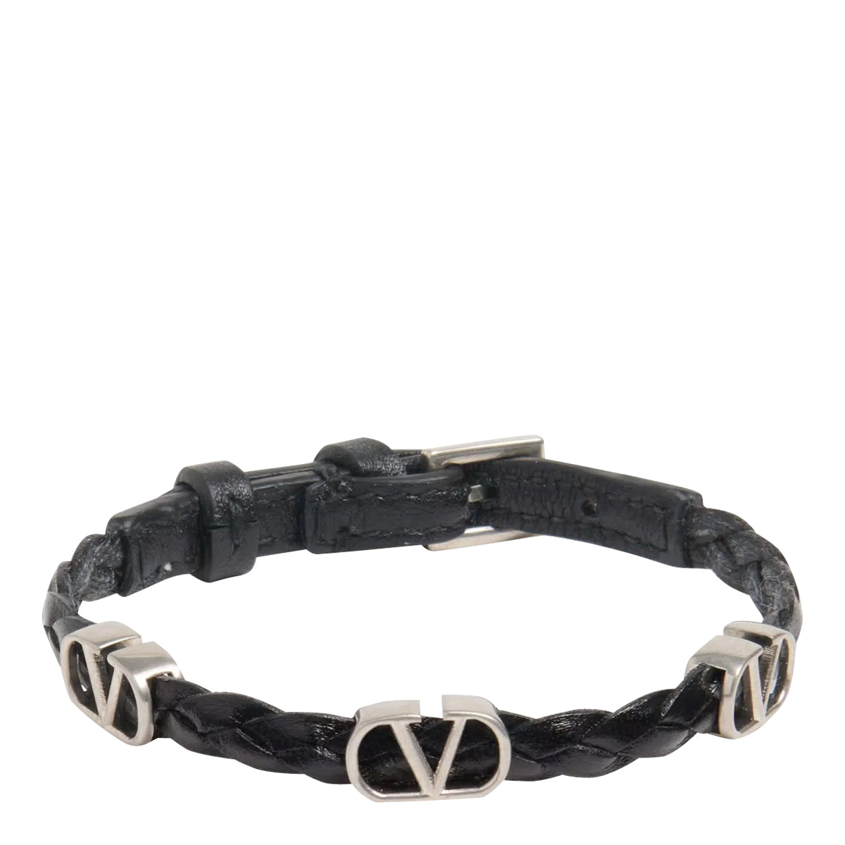 Valentino Garavani Bijoux Black Calf Leather