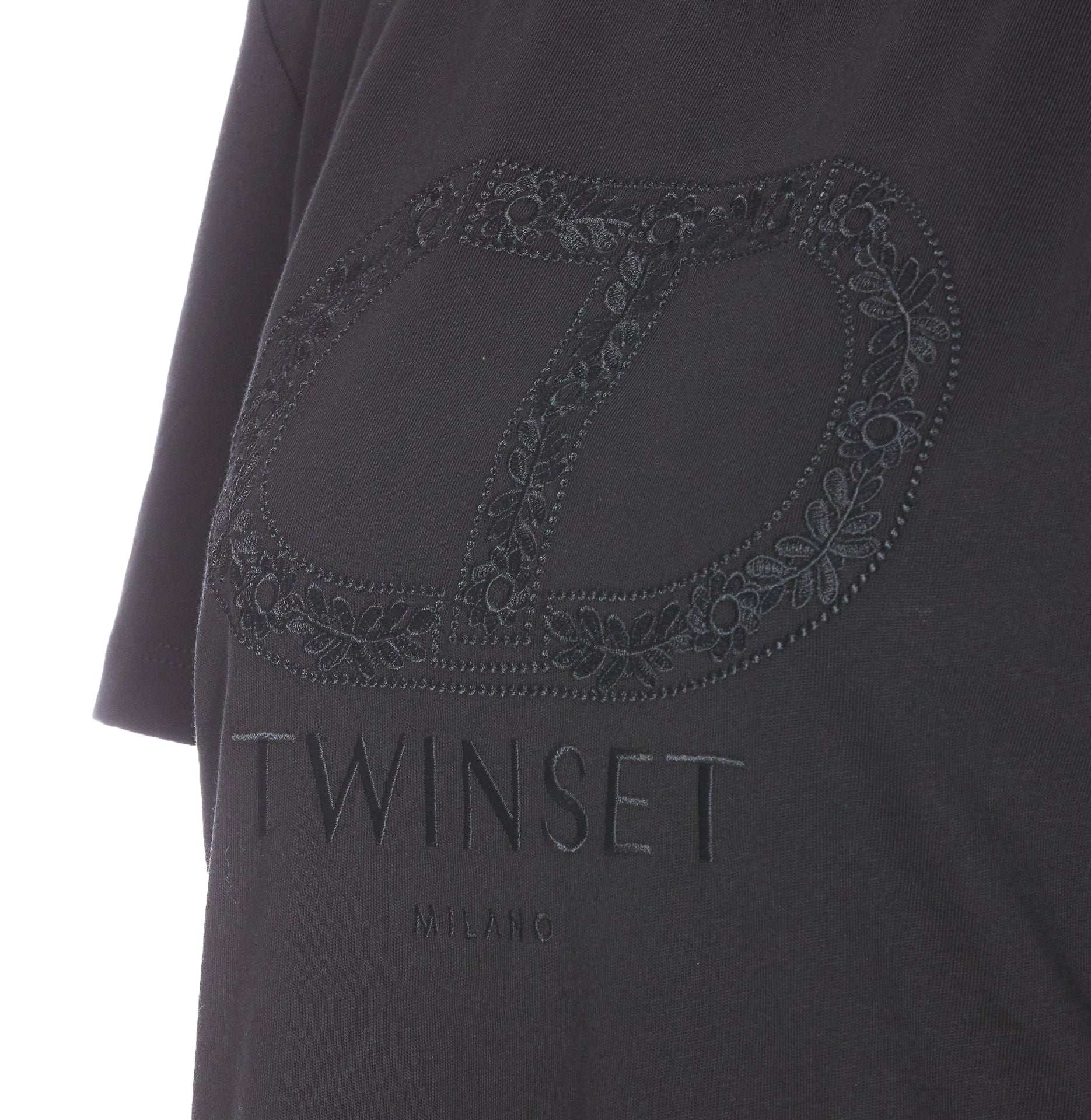 Twin-Set T-Shirts And Polos Black Cotton
