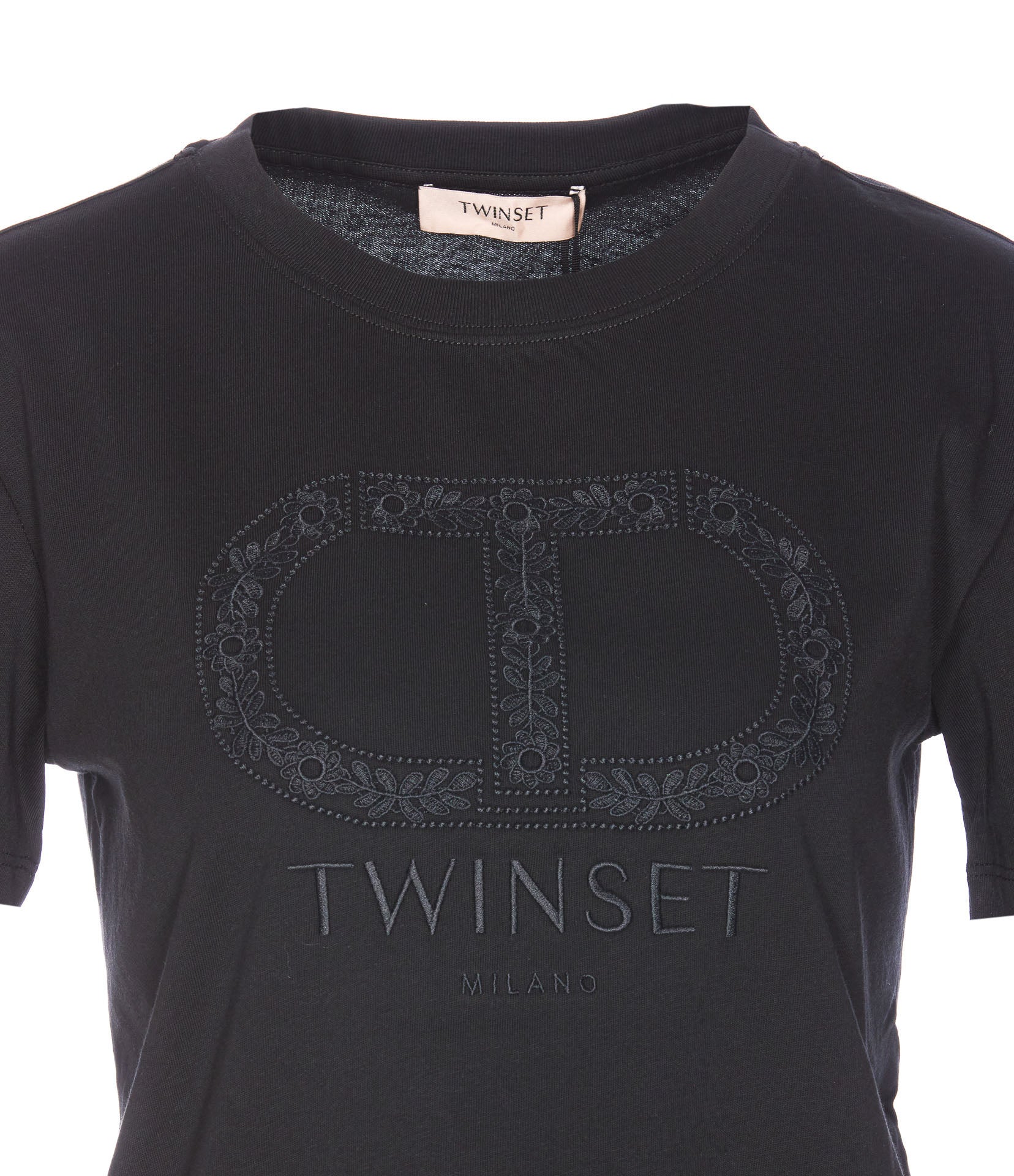 Twin-Set T-Shirts And Polos Black Cotton
