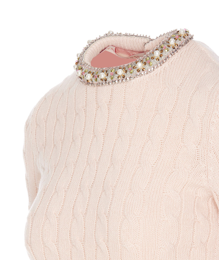 Valentino Garavani Sweaters Pink Virgin Wool