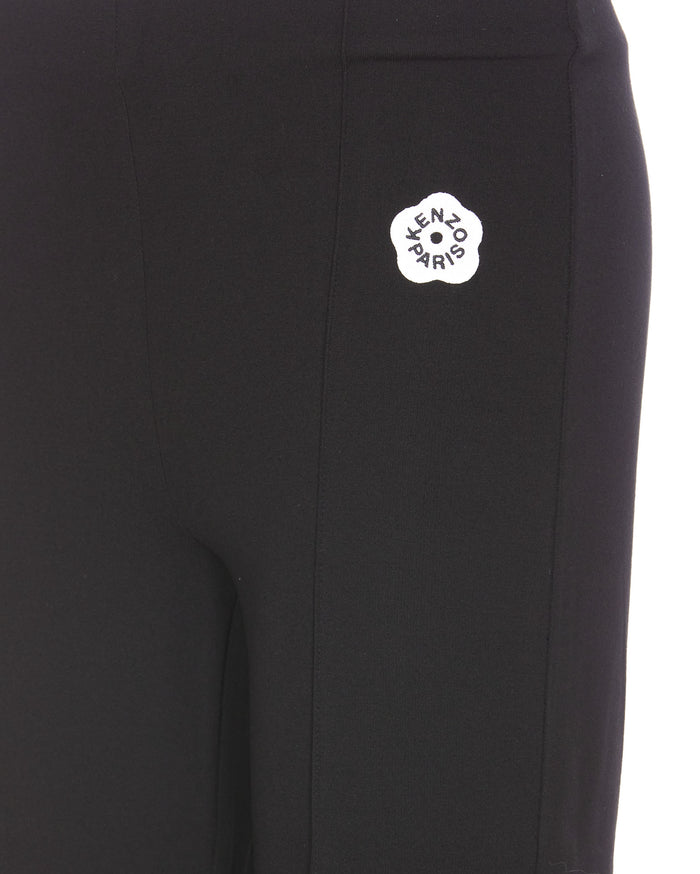 Kenzo Trousers Black Viscose