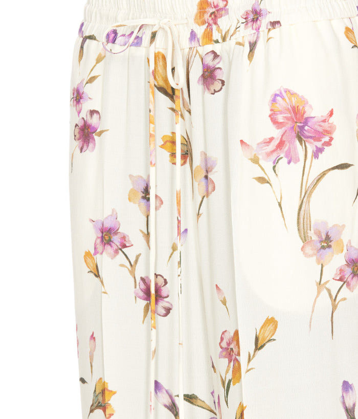 Twin-Set Trousers White Viscose