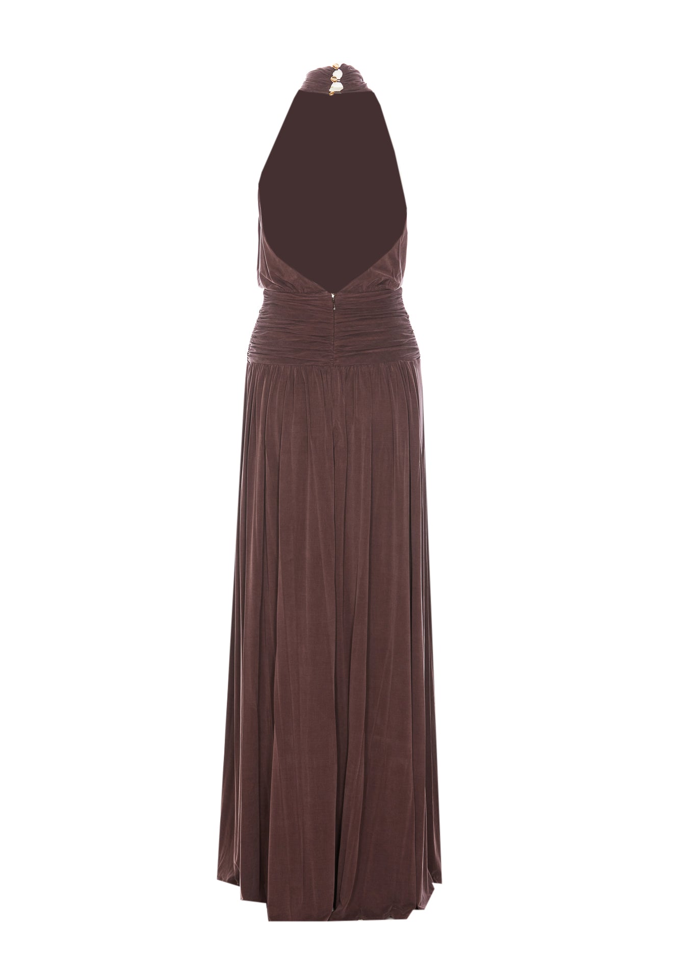 Elisabetta Franchi Dresses Brown Cupro