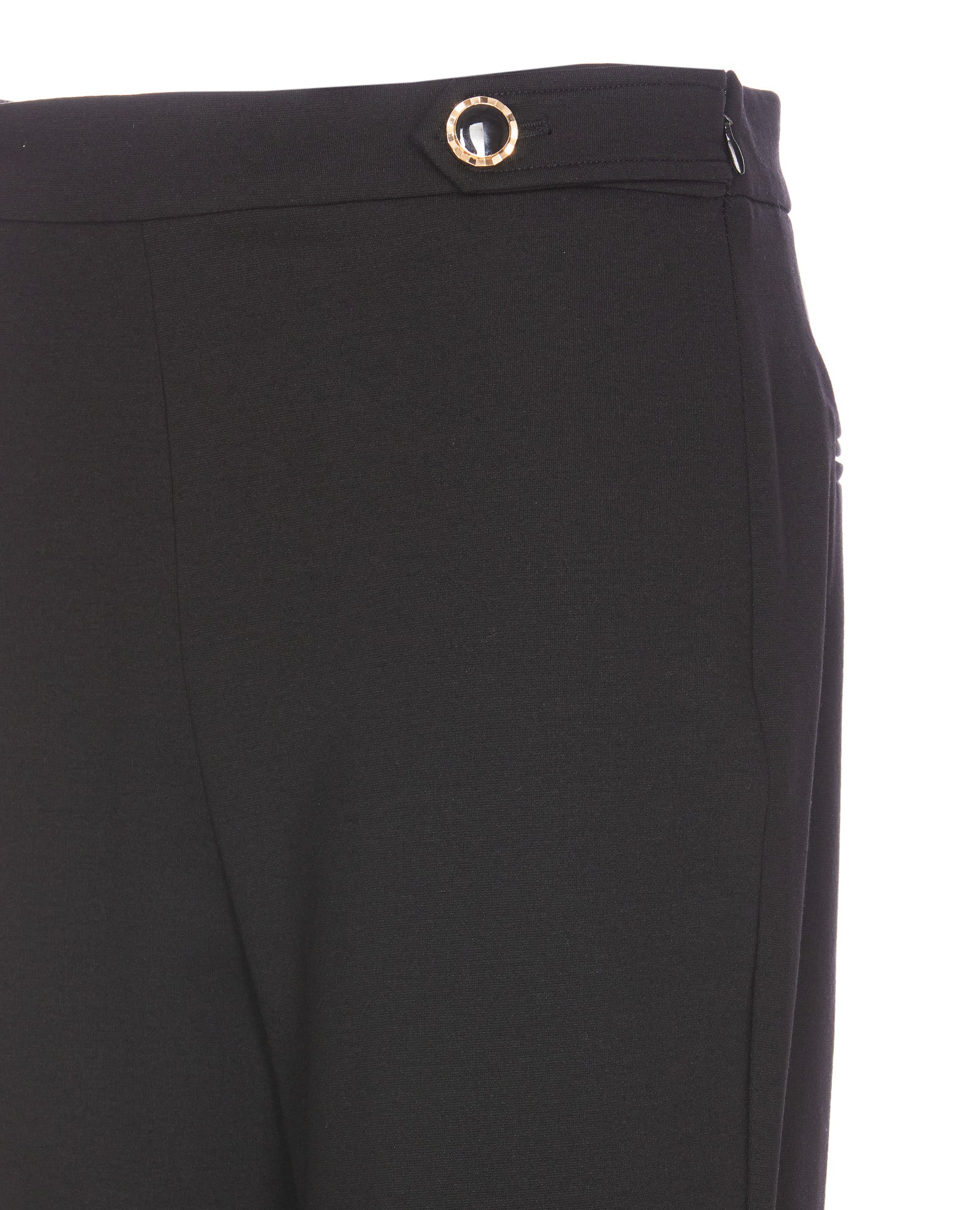 Twin-Set Trousers Black Viscose