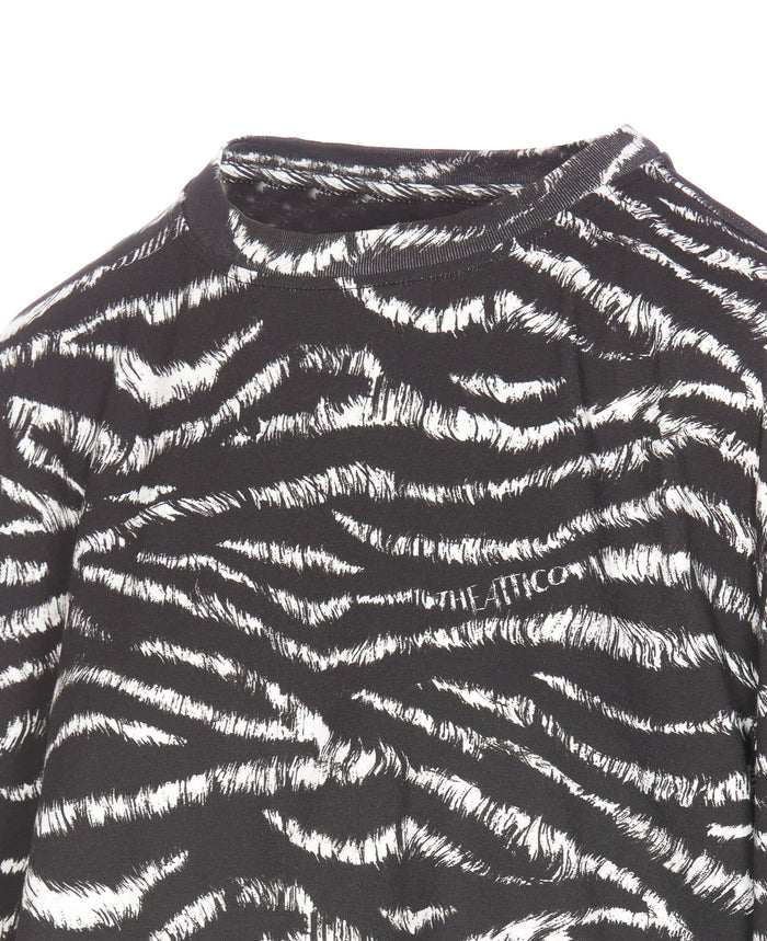 The Attico T-Shirts And Polos Black Cotton