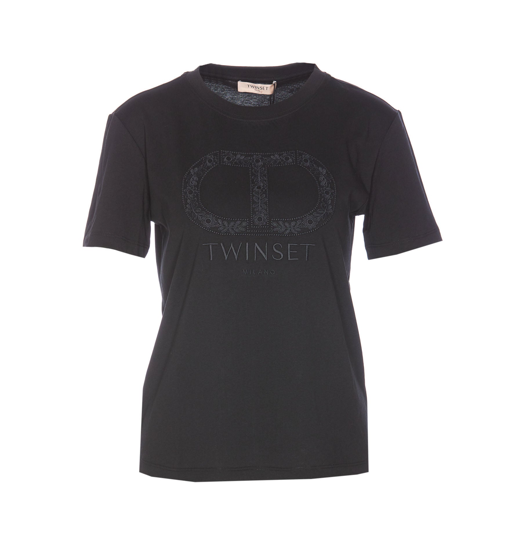 Twin-Set T-Shirts And Polos Black Cotton