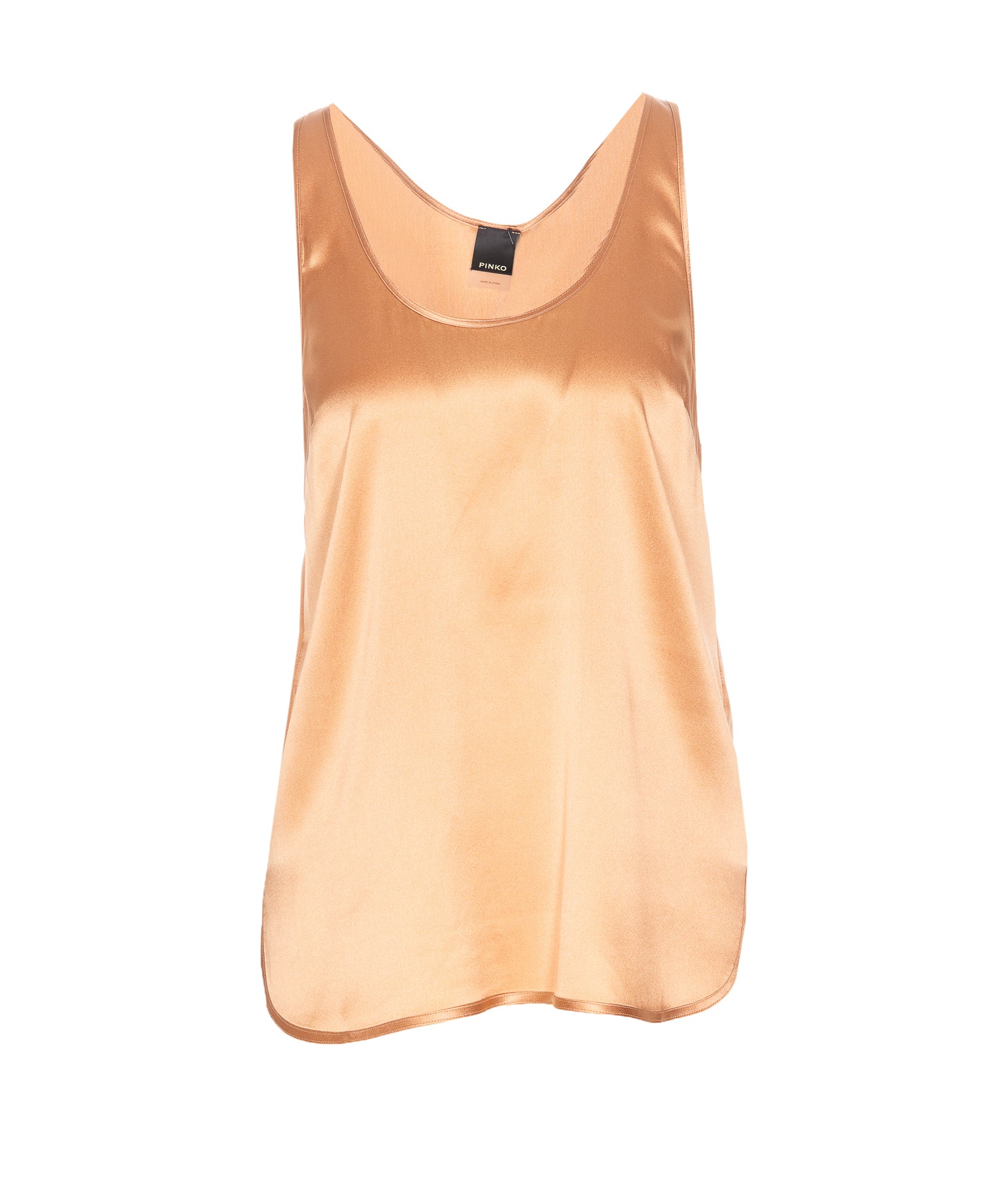 Pinko T-Shirts And Polos Yellow Silk