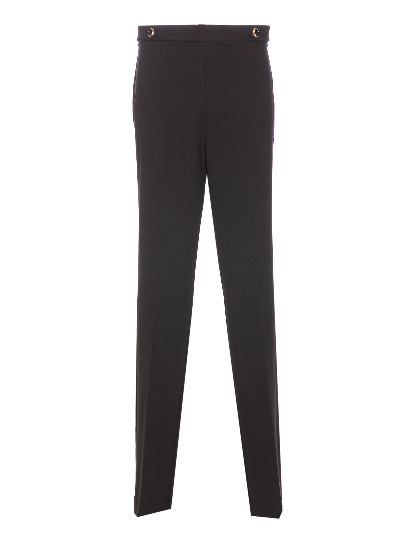 Twin-Set Trousers Black Viscose
