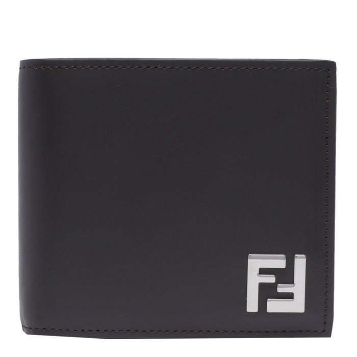 Fendi Wallets Black Calf Leather