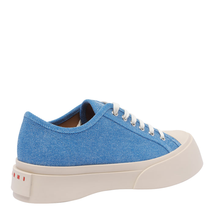 Marni Sneakers Blue Cotton/rubber Sole