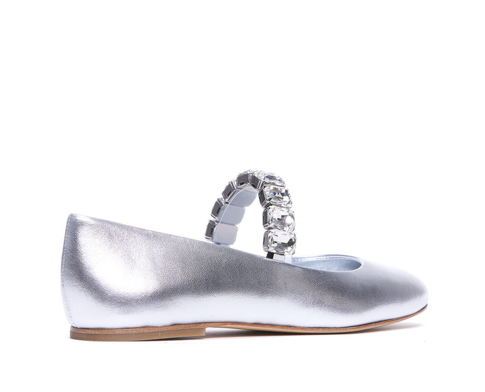 Casadei Flat Shoes Silver