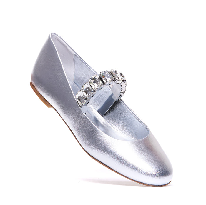 Casadei Flat Shoes Silver