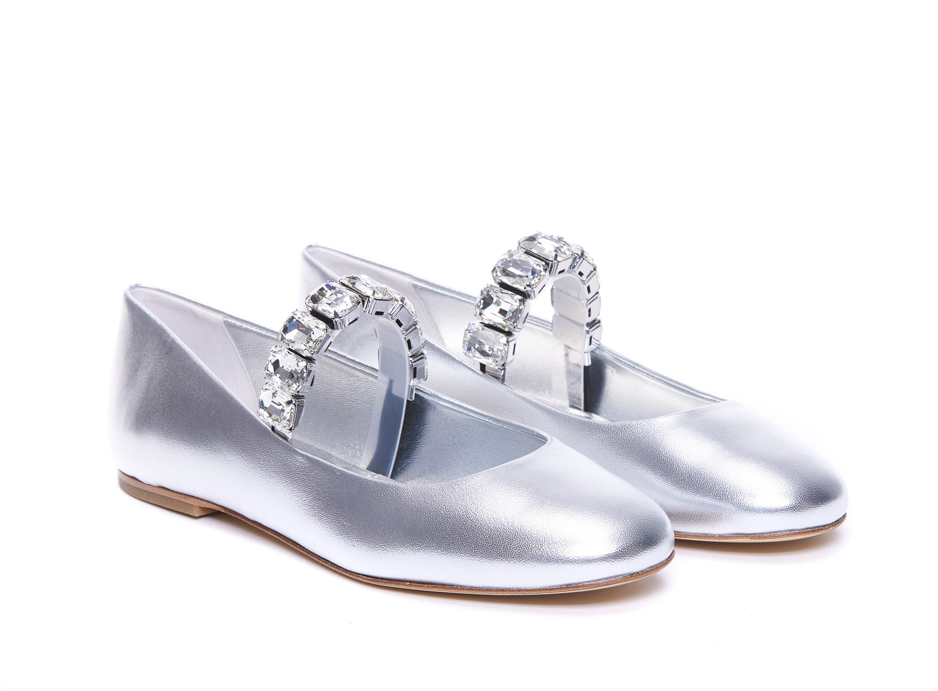 Casadei Flat Shoes Silver