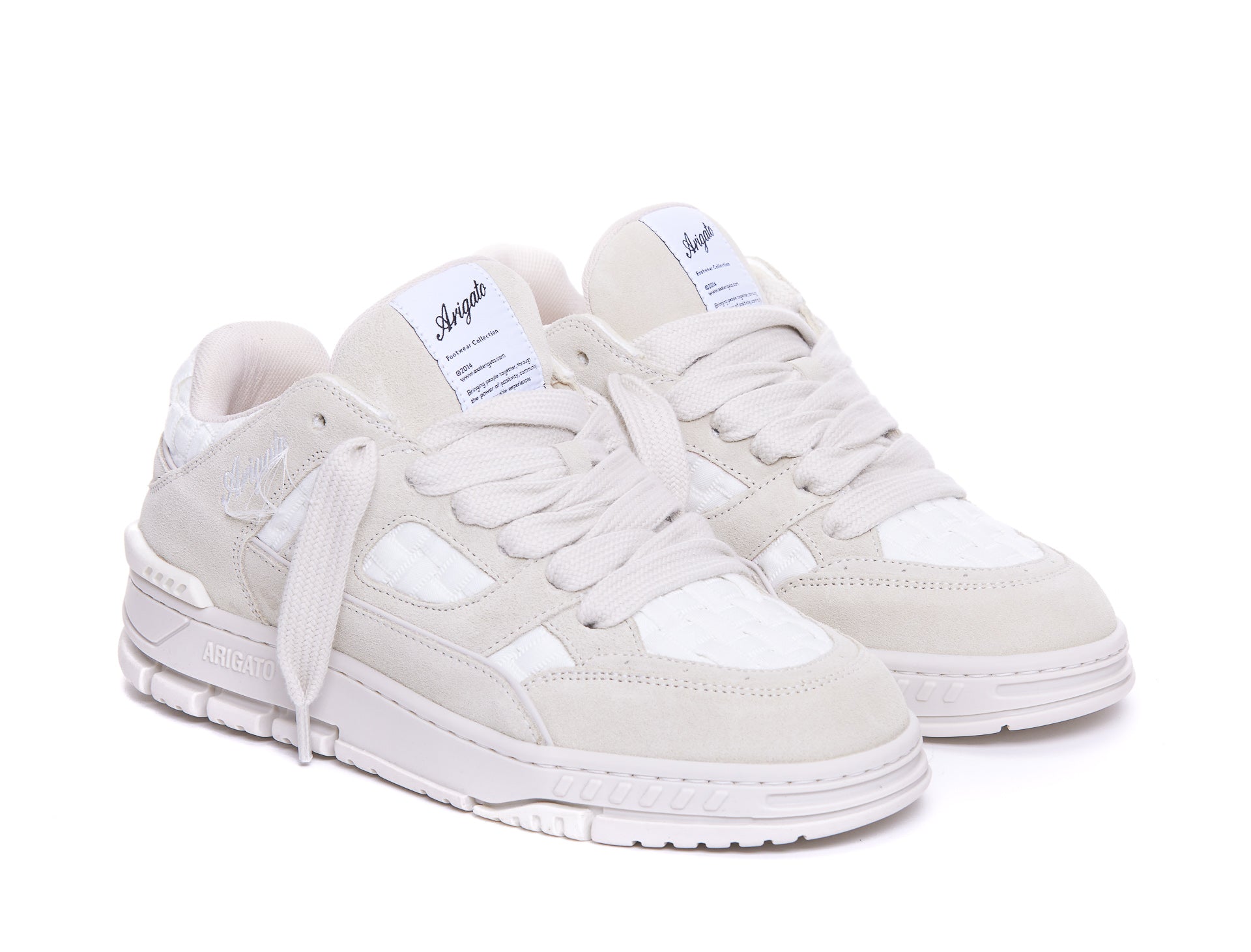 Axel Arigato Sneakers White Leather Fabric